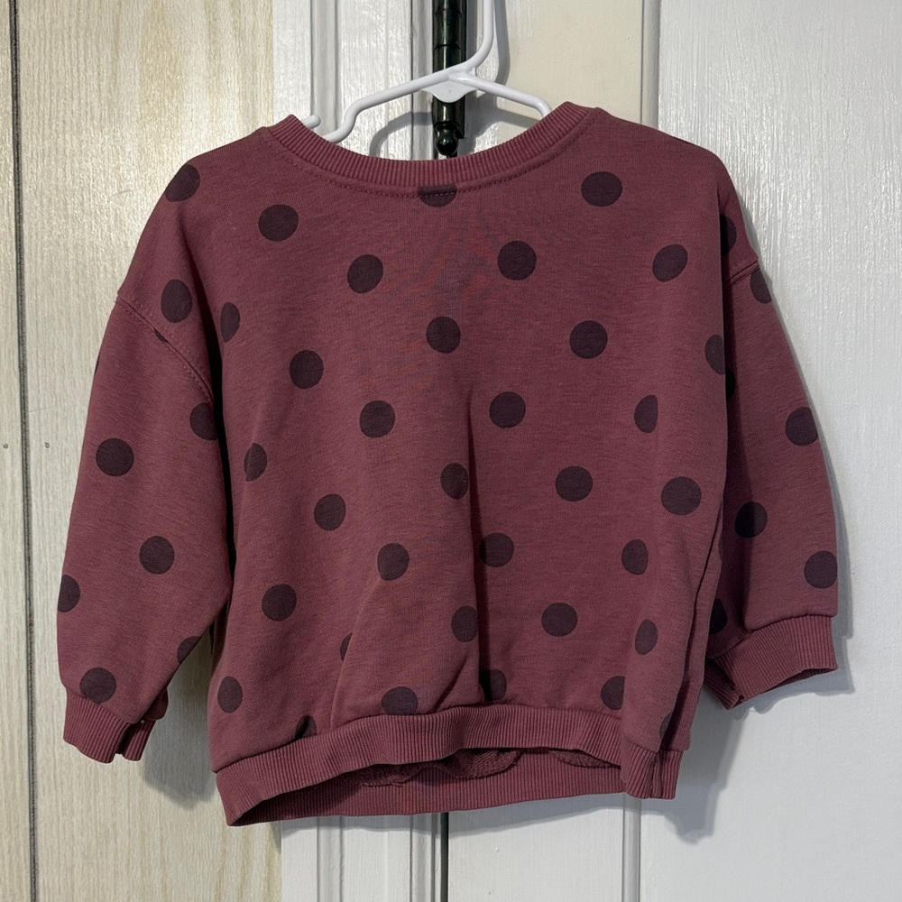 Zara Polka Dot Kids Sweatshirt